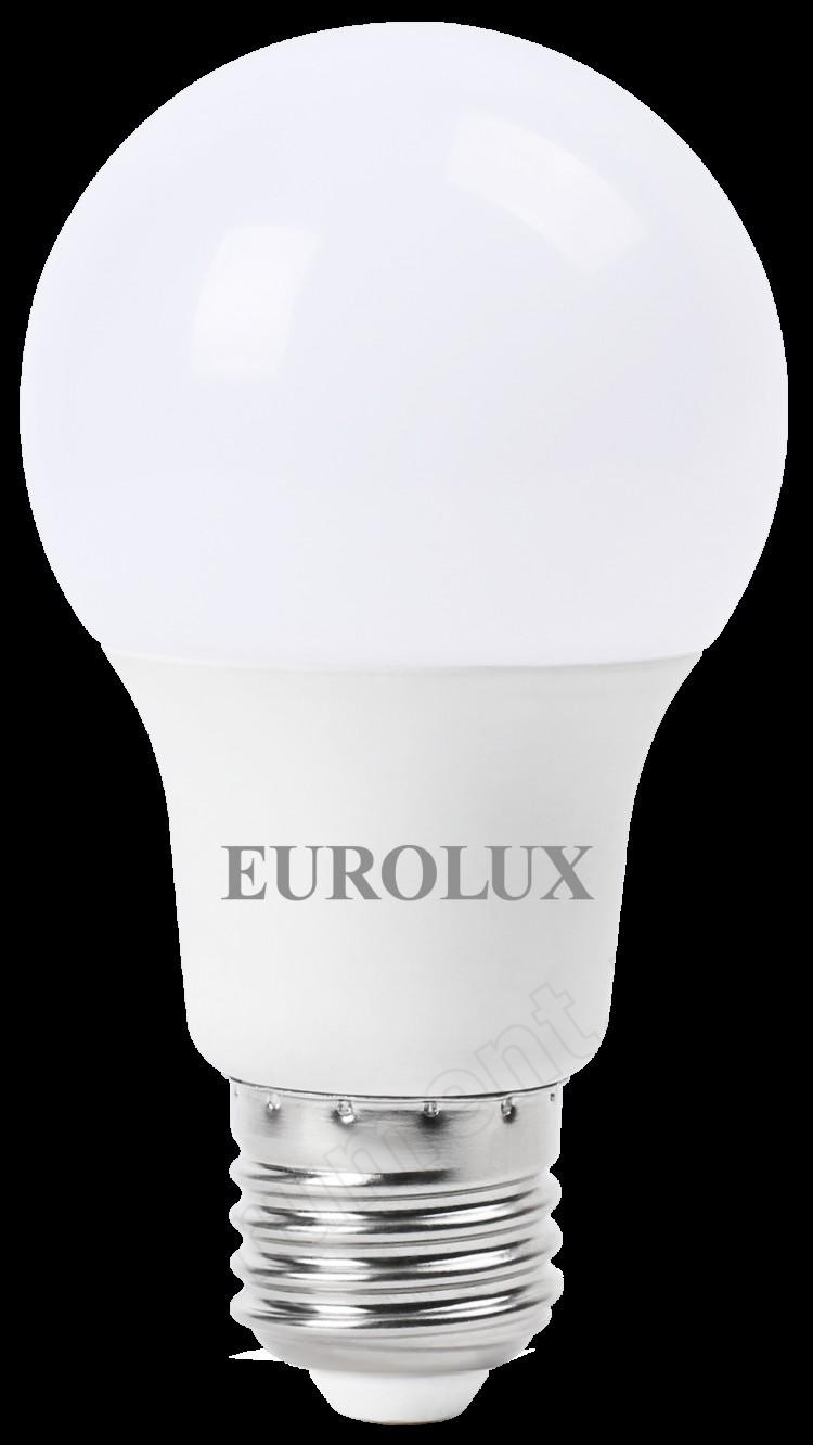 Лампа светодиодная EUROLUX LL-E-A60-9W-230-2,7K-E27 - фото 1